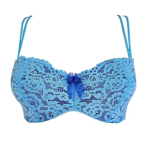 y2k scene lace bow bra - Picture 2 of 5